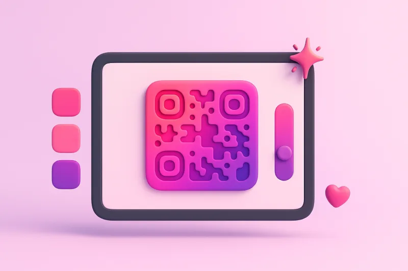 Éditeur wearcode pour créer un QR code personnalisé et coloré