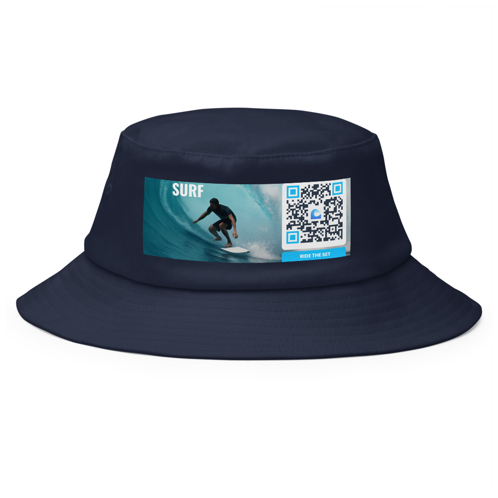 Bob bucket hat QR DTFlex — chapeau pêcheur 90s revival stretch