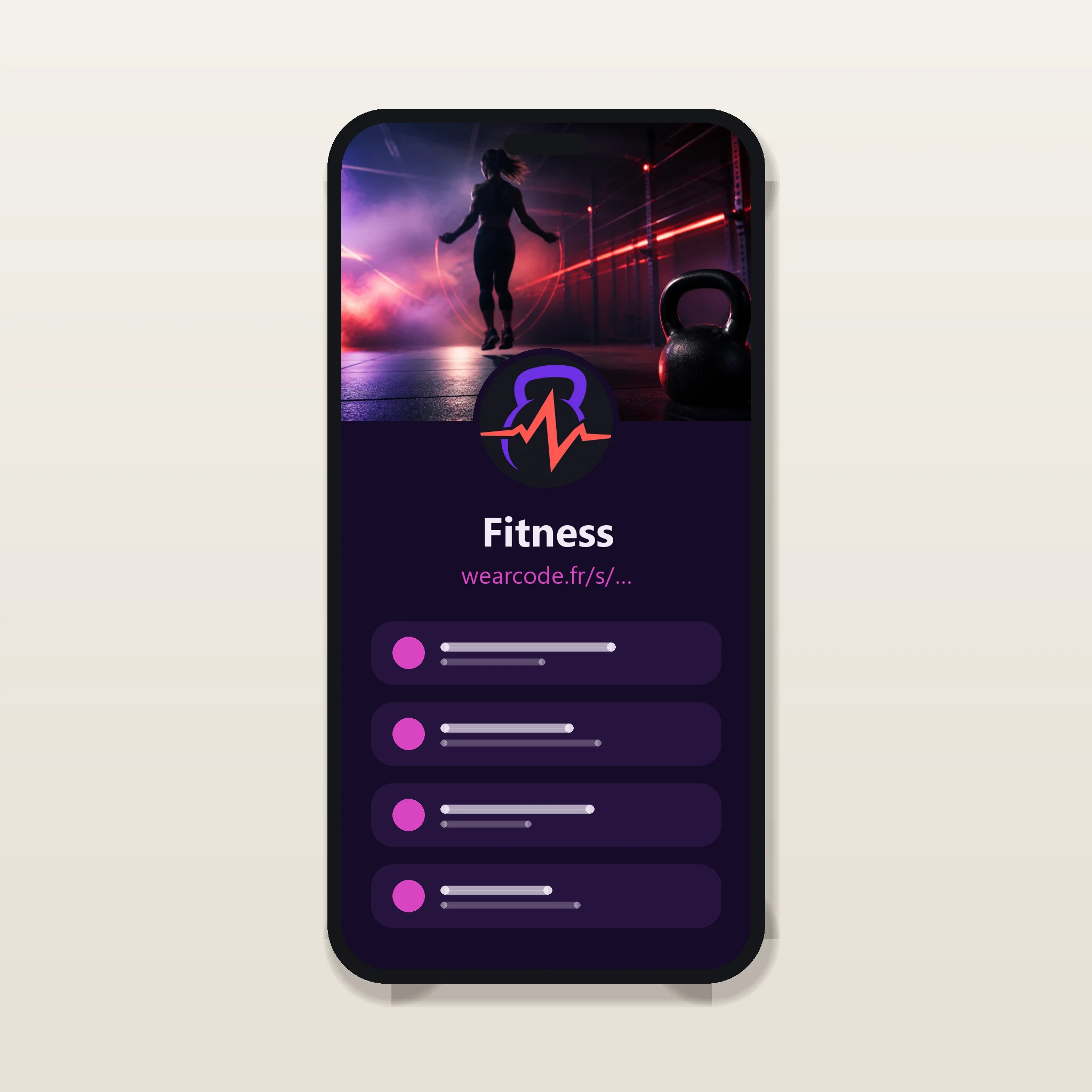 Débardeur QR code homme — muscle tank classique été