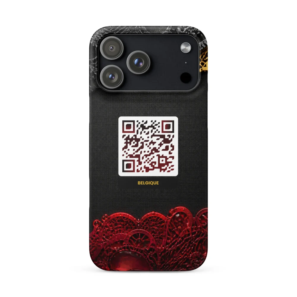Coque iPhone QR code personnalisée — sublimation full surface fine snap – Mate