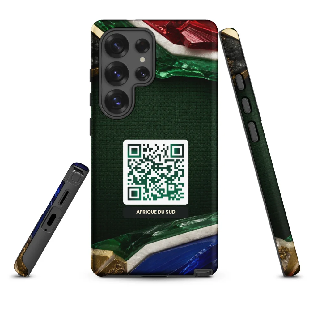 Coque Samsung Galaxy QR code personnalisée — Tough Case double couche PC+TPU