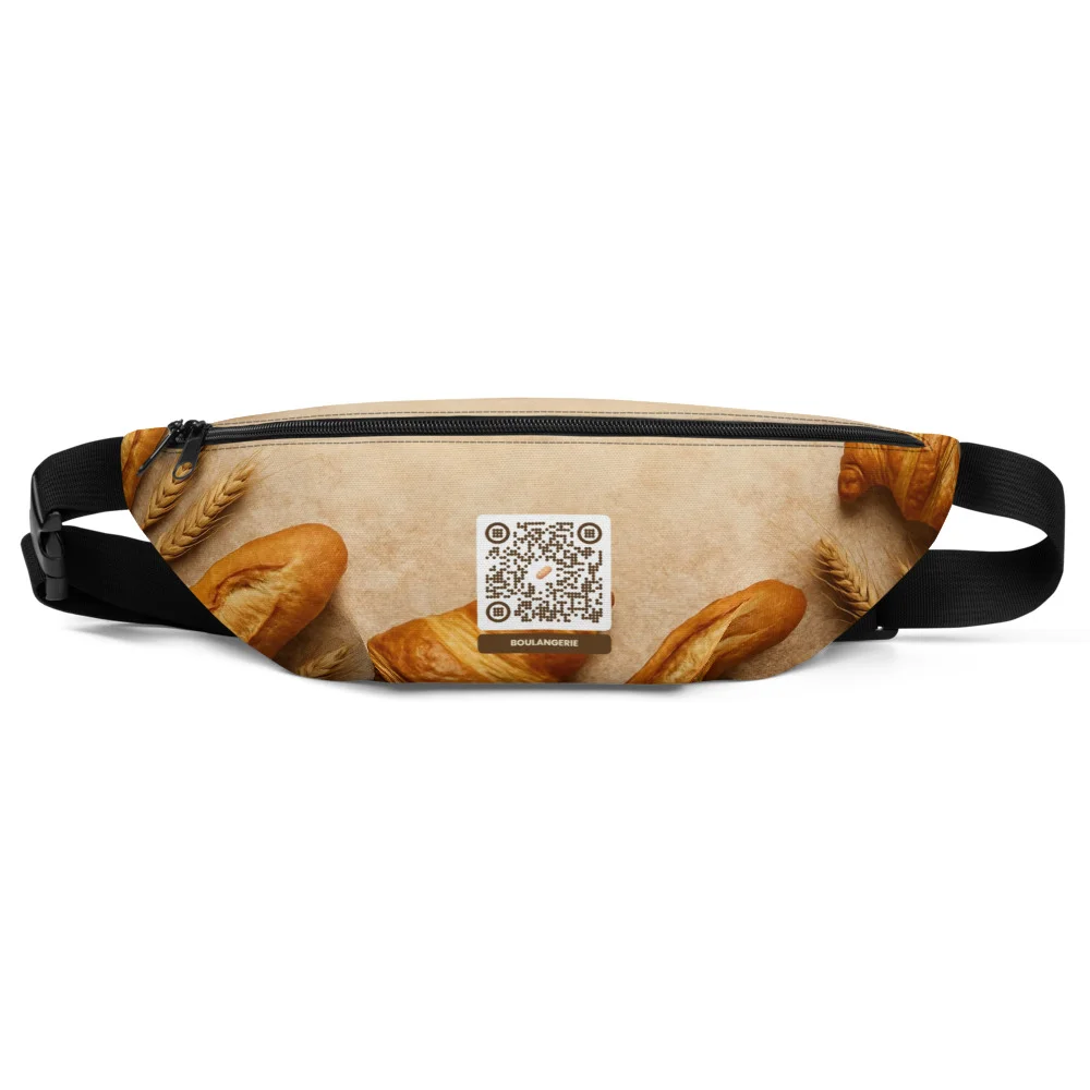Sac banane QR code personnalisé — impression all-over