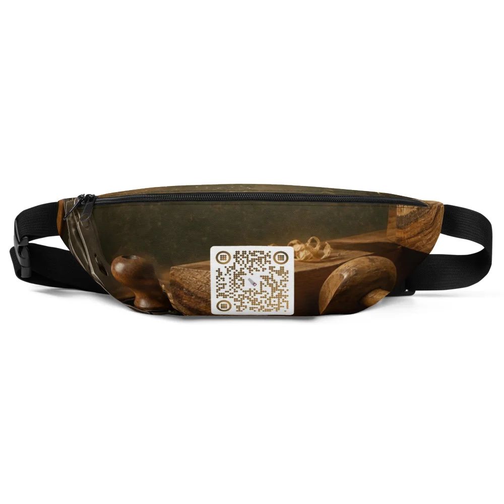 Sac banane QR code personnalisé — impression all-over