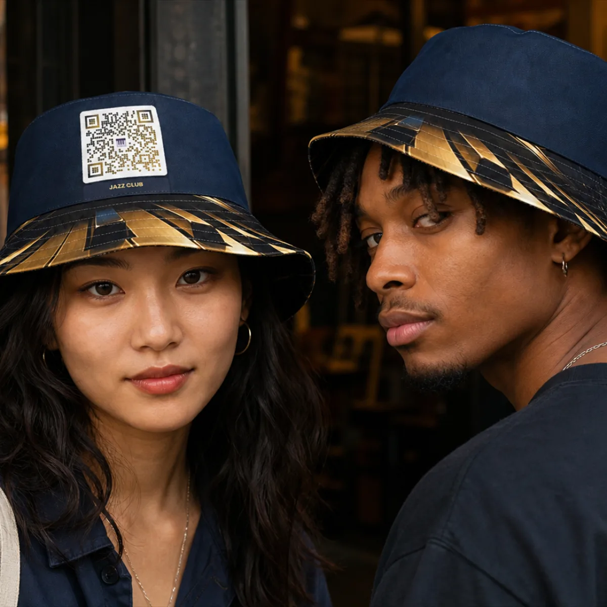Bob QR code réversible — impression all-over 2-en-1