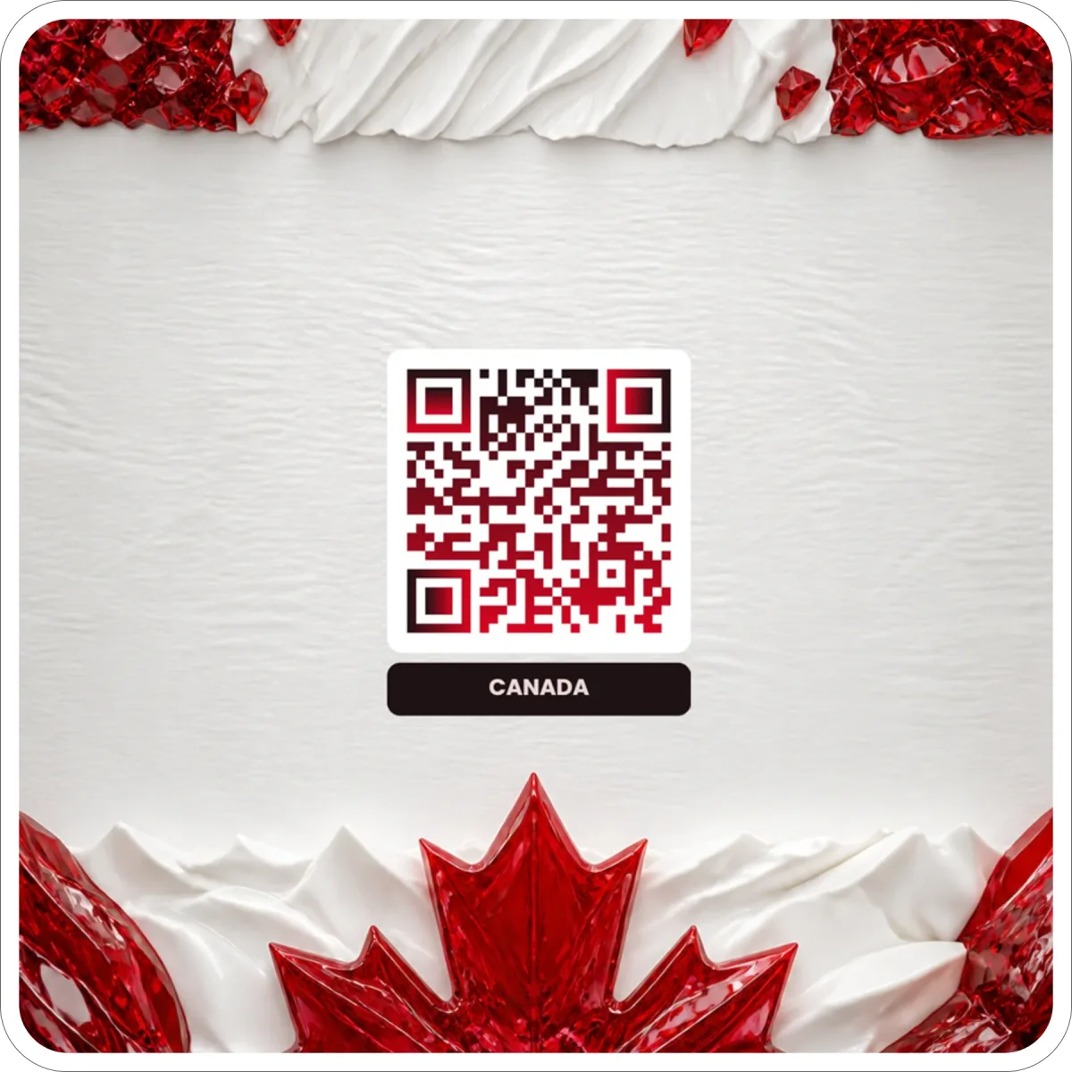 Magnet QR code personnalisé — vinyle découpé, 3 tailles
