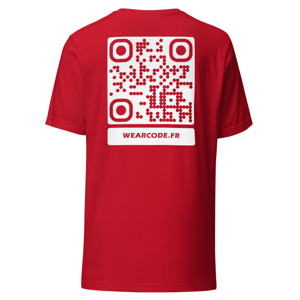 T-shirt QR Code Personnalisé — Bella+Canvas 3001