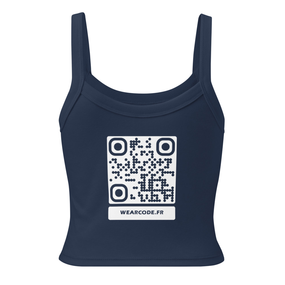 Débardeur côtelé QR femme — coupe ajustée stretch yoga athletic — Gris Chiné