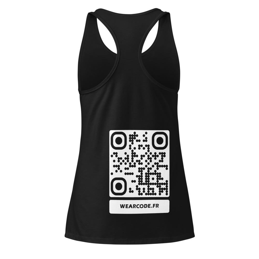 Débardeur dos nageur QR femme — racerback palette tropicale