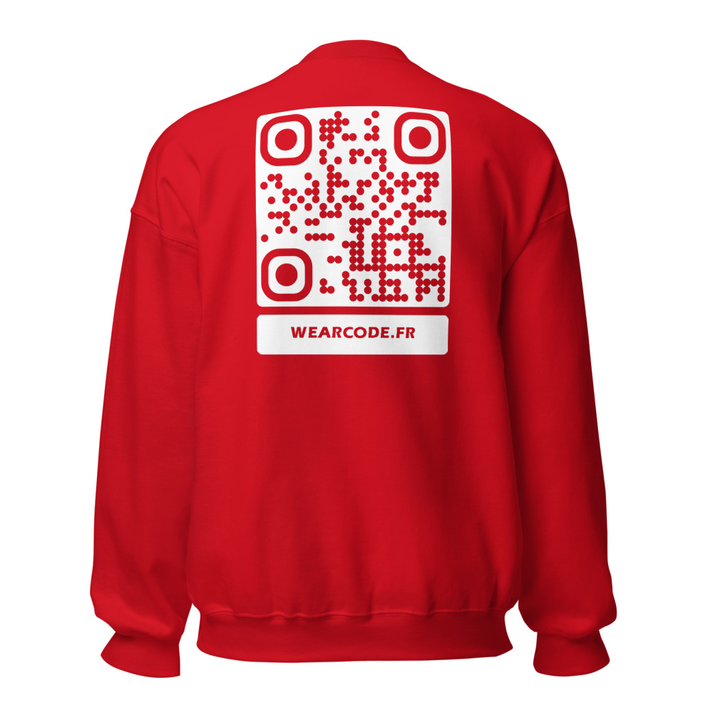 Sweatshirt col rond QR unisex — 25 couleurs jusqu'au 5XL classique — Marine