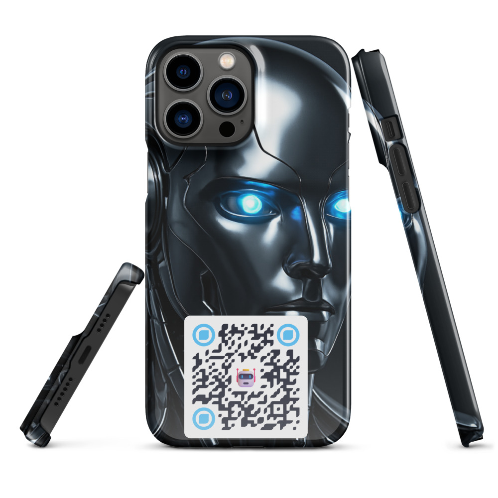 Coque iPhone QR code personnalisée — sublimation full surface fine snap