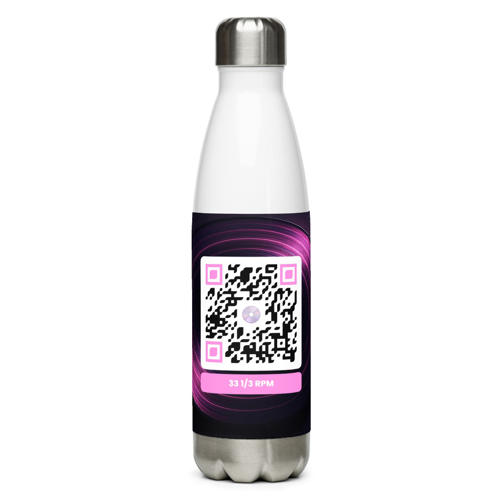 Bouteille isotherme QR code personnalisée — acier inox 500 ml impression UV ORCA outdoor – White