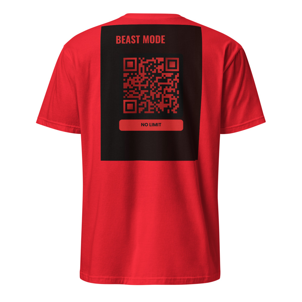 T-shirt QR code personnalisé unisexe — coton classique