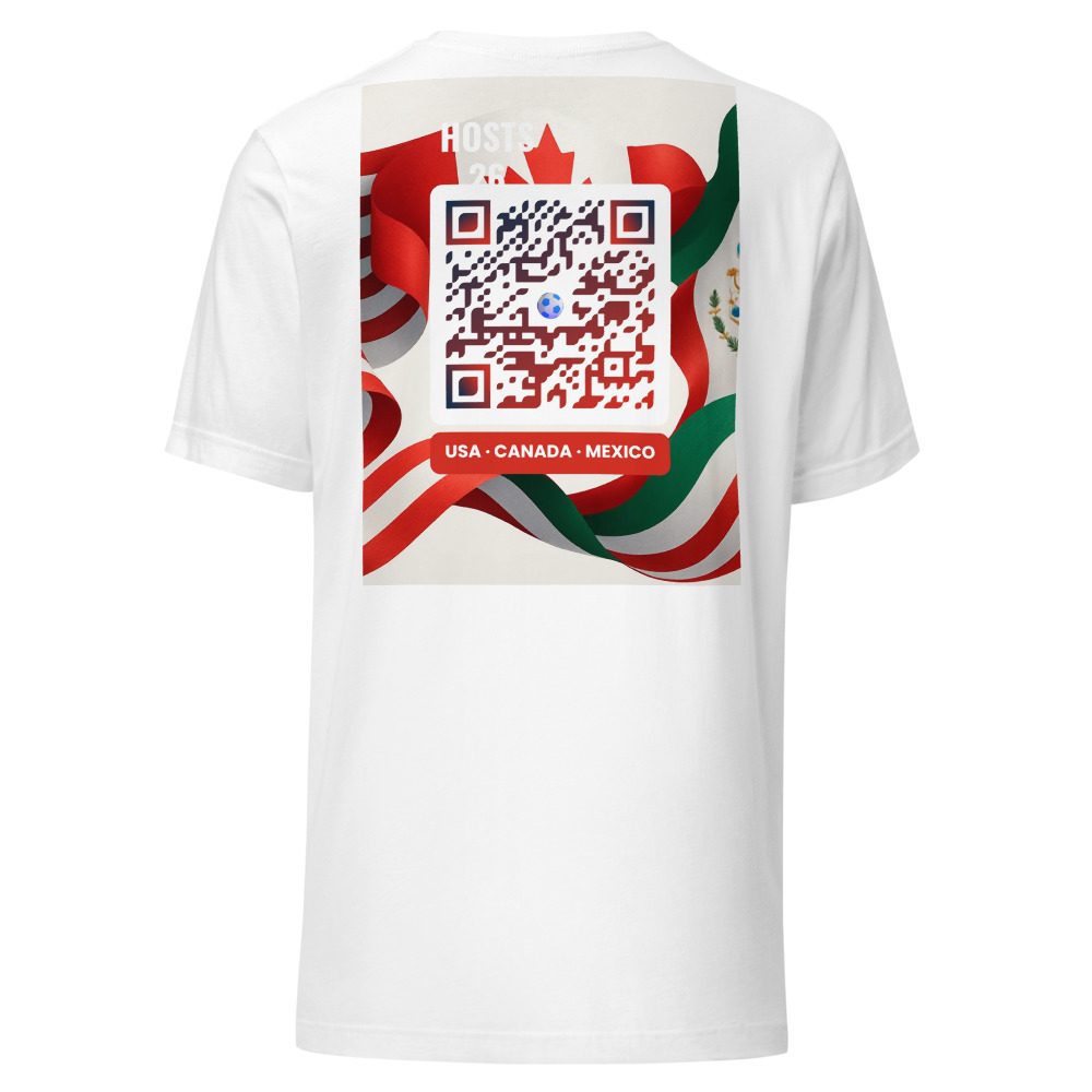 T-shirt QR code personnalisé écologique — coton recyclé éco-responsable