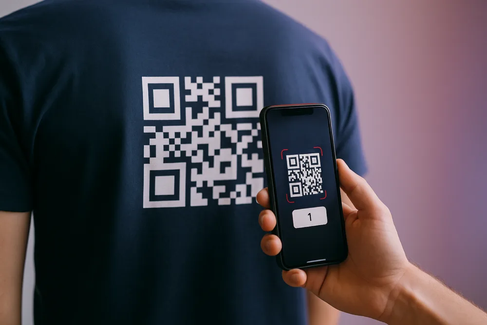 Scans du QR au dos Scans du QR au dos